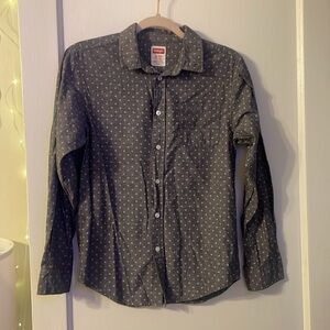 Vintage Wrangler button down shirt long sleeve paisley kids unisex boys